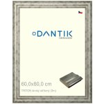 DANTIK rámeček 60x80 | TRITON široký stříbrný (Plexi Čiré) – Zboží Živě