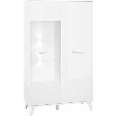 ML Meble Secco 1140801 bílý/Bílý lesk – Hledejceny.cz