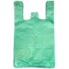 Nákupní taška a košík Mikrotenová taška nosnost 10 kg 53x30x15 zelená 100 ks