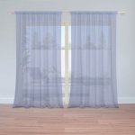 Sablio Záclony Fialově modrá: 2ks 150x250cm – Hledejceny.cz