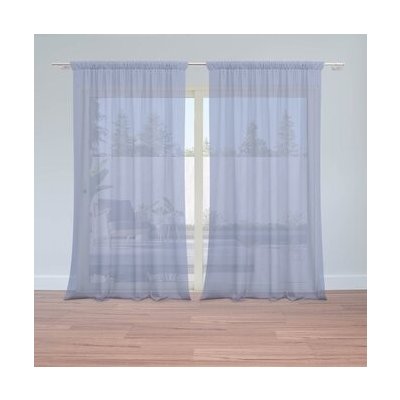 Sablio Záclony Fialově modrá: 2ks 150x250cm – Hledejceny.cz