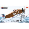 Sběratelský model Kovozávody Prostějov Avia BH 10 with skis 1:72