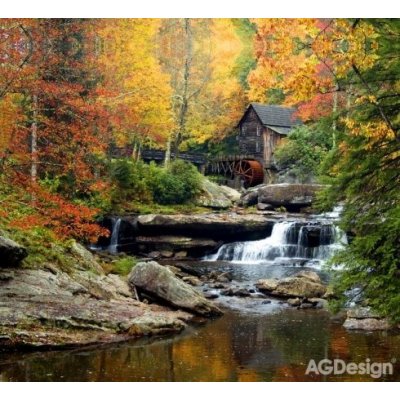Fotozáclony vodní mlýn na podzim 280 x 245 cm FCS XXL 7402 – Hledejceny.cz