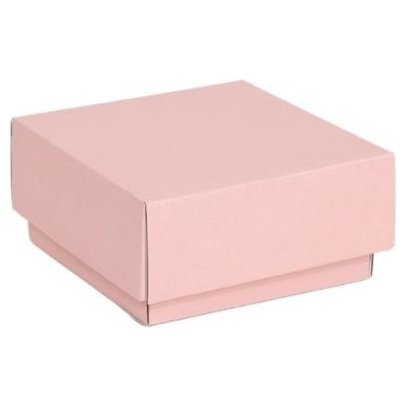 Dárková krabička s víkem 100x100x50 mm, růžová – Zboží Dáma