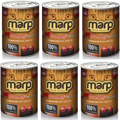 Marp Pure Beef Cat Can Food 6 x 400 g – Zbozi.Blesk.cz