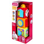 Mikro trading Pyramida kostky Zvířátka s posuvnými okénky – Zbozi.Blesk.cz