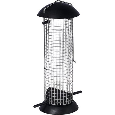 Dobar Krmítko pro ptáky dávkovač na ořechy 9 x 9 x 23 cm černý – Zboží Mobilmania