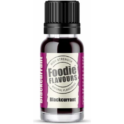 Foodie Flavours Přírodní koncentrované aroma 15 ml černý rybíz – Sleviste.cz