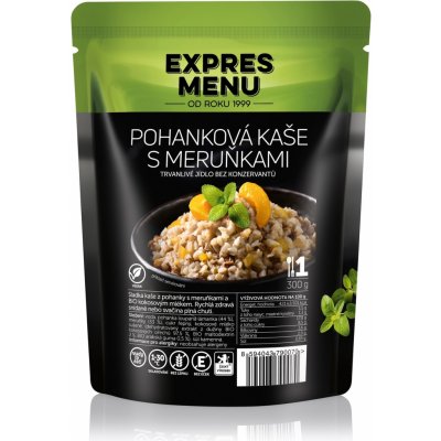 EXPRES MENU Pohanková kaše s meruňkami 300 g – Zbozi.Blesk.cz