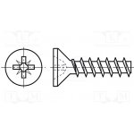 BOSSARD 3034254 Vrut; pro plasty; 2,2x16; Hlava: kuželová; Pozidriv; PZ1; ocel – Hledejceny.cz