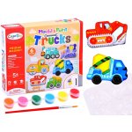 Color day Kreativní sada Vyrob si sám magnetky stavební stroje DIY – Hledejceny.cz