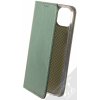 Pouzdro a kryt na mobilní telefon Apple Pouzdro 1Mcz Magnetic Book Apple iPhone 14 Plus tmavě zelené