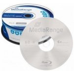 MediaRange BD-R 25GB 6x, spindle, 25ks (MR514) – Zboží Živě