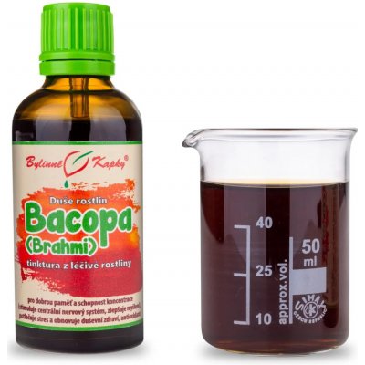 Bylinné kapky Bakopa (Bacopa Bráhmí) Bylinné kapky (tinktura) Duše rostlin 50 ml DUSR022 – Hledejceny.cz