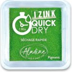Aladine Razítkovací polštářek Izink Quick Dry zelená – Sleviste.cz