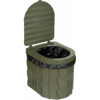 FOX OUTDOOR® Toaleta CAMPING skládací přenosná khaki – Zboží Dáma