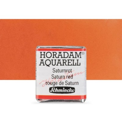 Schmincke Horadam akvarelové barvy v poloviční pánvičce 359 Saturn červená – Hledejceny.cz