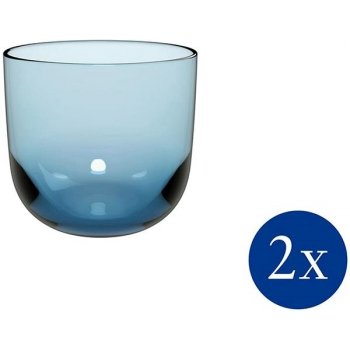 Villeroy & Boch sklenic na vodu modrá Ø90mm LIKE ICE Like 2 x 280 ml