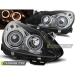 Tuning-Tec Přední čirá světla Opel Corsa D (2006 - 2010) - černé - Angel Eyes – Hledejceny.cz