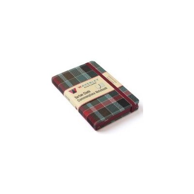 Gordon Red Weathered: Waverley Genuine Tartan Cloth Commonplace Notebook - 9cm x 14cm