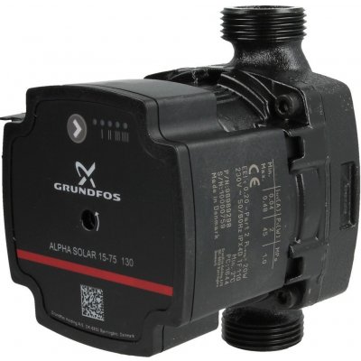 Grundfos ALPHA Solar 25-75 130 mm 98989299 – Zbozi.Blesk.cz