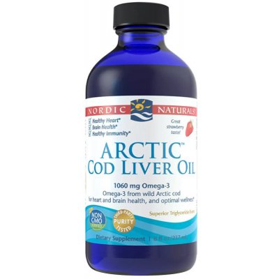 Nordic Naturals Arctic Cod Liver Oil 1060 mg Strawberry 237 ml