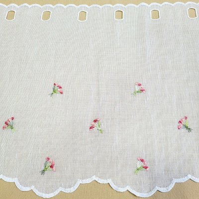 Vitrážová záclona TULIPÁNY MINI 60 cm – Hledejceny.cz