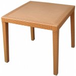 Mega Plast RATAN LUX 73 x 75,5 x 75,5 cm okrová – Hledejceny.cz
