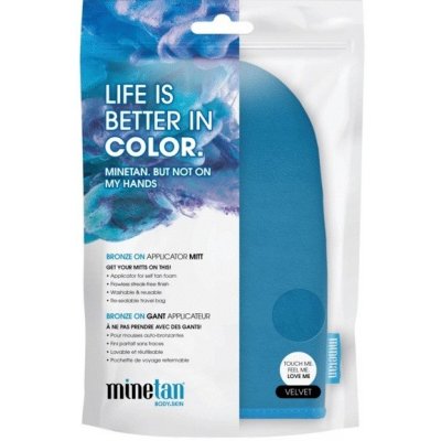 MineTan Bronze On Applicator Mitt modrá – Zboží Mobilmania