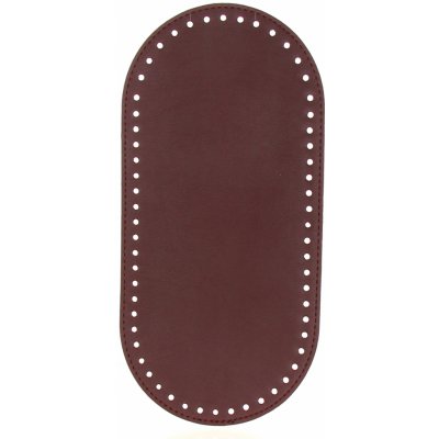 Naše galanterie Dno na kabelku ovál bordó 27x13 cm – Zboží Mobilmania