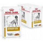 Royal Canin Veterinary Health Nutrition Dog Urinary S/O in Gravy 12 x 100 g – Hledejceny.cz