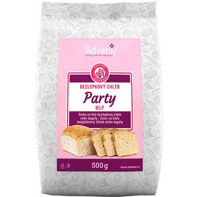 Adveni Bezlepkový chléb Party bílý 0,5 kg – Zboží Dáma