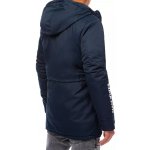Pánská zimní bunda s kapucí Arrow tx3874 tmavě modrá – Zboží Mobilmania