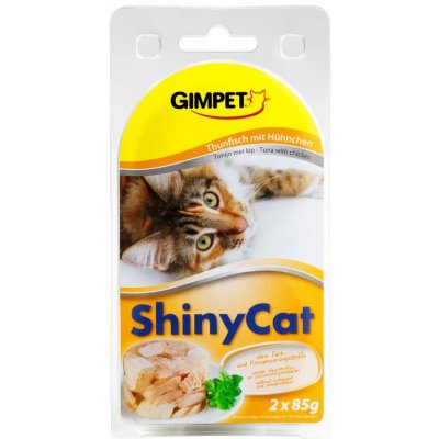 Gimpet ShinyCat tuňák & kuře 2 x 70 g – Hledejceny.cz