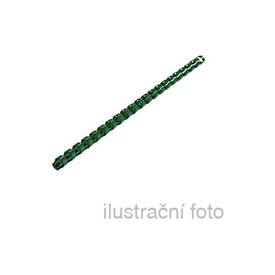 Plastové hřbety pro vazbu 9/16", 10 mm, zelené – Zboží Živě