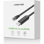 Ugreen CM204 USB - RJ45 pro síťová zařízení, 1,5m, černý – Zboží Živě