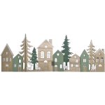 UNIPAP Dřevěné leporelo 31540 městečko na postavení 58 x 21 x 0,5 cm – Hledejceny.cz