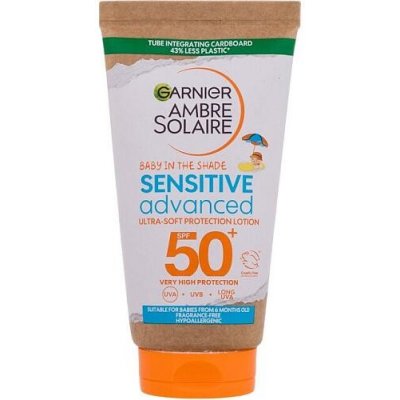 Opalovací přípravek na tělo Garnier Ambre Solaire Kids Sensitive Advanced Baby In The Shade, 50 ml (SPF50+)