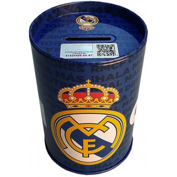 Pokladnička FC Real Madrid: plechový barel výška 10 cm průměr 7,5 cm  PH-11-RM CurePink od 89 Kč - Heureka.cz