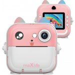 Fotoaparát digitální MAXLIFE MXPC-100 PINK dětský s tiskárnou – Zboží Mobilmania