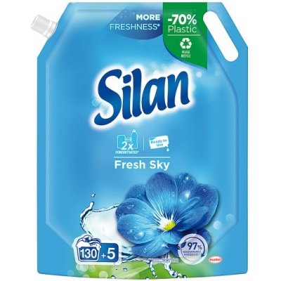 Silan Fresh Sky koncentrovaný avivážní prostředek na prádlo 1485 ml 135 PD – Zboží Dáma