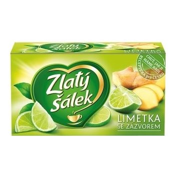 Zlatý Šálek Limetka se zázvorem 20 x 1,75 g