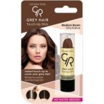 Golden Rose Gray Hair Touch Up Stick barvící korektor na odrostlé a šedivé vlasy 03 středně hnědý 5,2 g – Zboží Mobilmania