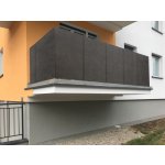 MyBestHome Balkonová zástěna OSLO grafitová, 80 cm, 80x300 cm – Zboží Dáma MyBestHome Balkonová zástěna OSLO grafitová, 80 cm, 80x300 cm – Zboží Dáma