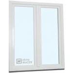 Kömmerling balkonové dveře 70 AD O+OS klapačka levé bílá 150 x 200 cm jednostranná klika + madýlko + PVC rám – Hledejceny.cz