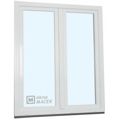 Kömmerling balkonové dveře 70 AD O+OS klapačka levé bílá 150 x 200 cm jednostranná klika + madýlko + PVC rám – Hledejceny.cz