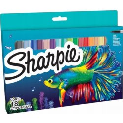 Sharpie Permanentní popisovač Fish sada 18 ks 2001