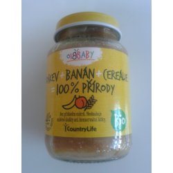 Country Life broskev banán cereálie BIO 190 g