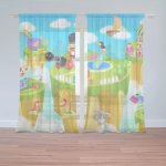 Sablio Záclony Dětský motiv 2: 2ks 150x250cm – Hledejceny.cz