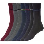 LIVERGY Pánské ponožky, 7 párů (39/42, bordó / navy modrá / černá / šedá) – Zboží Mobilmania
